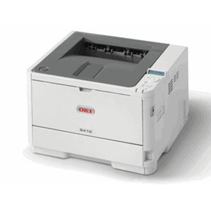 OKI LASERSKRIVER B412DN SORT/HVIT LED  A4