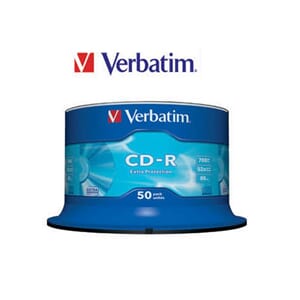 CD-R VERBATIM 700MB 52X SPINDLE (50)