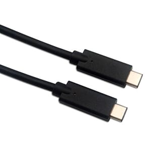 KABEL 2M SORT  USB-C TIL USB-C SANDBERG