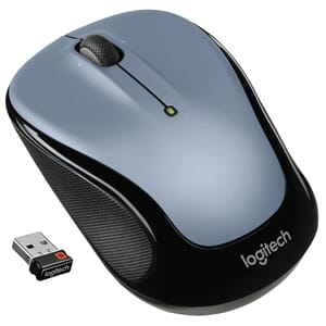 MUS LOGITECH M325 LYS SØLV TRÅDLØS MUS