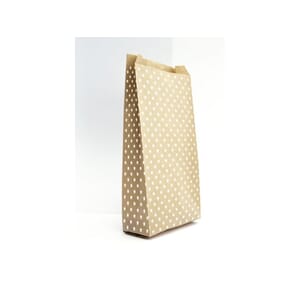 PAPIRPOSE 15X31X6CM KRAT M/STJERNER (50)