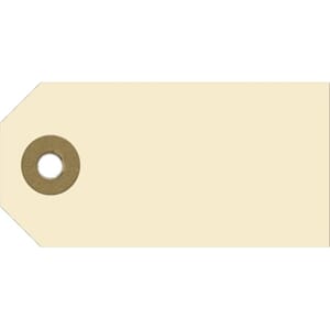 MERKELAPP MANILLA M/HULL 4X8CM (1000)