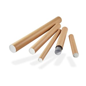 POSTHYLSE Ø60MM L430MM M/LOKK BRUN