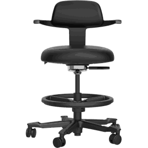 KONTORSTOL DYNAMIC PU SKINN SORT