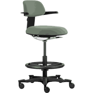 KONTORSTOL DYNAMIC SEAT GRØNN STOFF