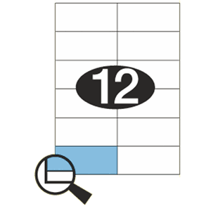 ETIKETT A4 KLI SMART 105X48MM (1200)