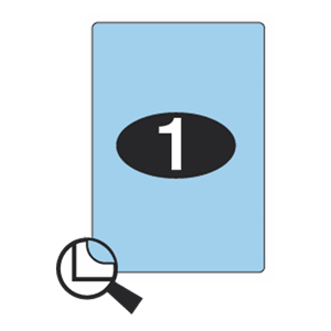 ETIKETT A4 SMART 199,6X289,1MM  1 ETIKETT PR.ARK (100)