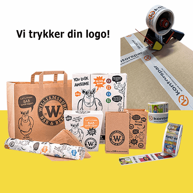 Vi trykker din logo