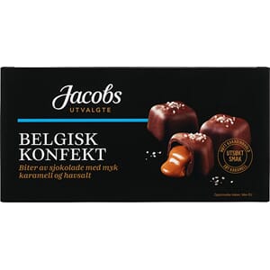 BELGISK KONFEKT KARAMELL SEASALT 155GR
