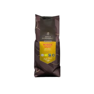 KAFFE NORDIC LIGHT HELE BØNNER 1KG ARVID NORDQUIST