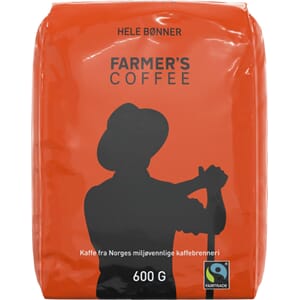 KAFFE FARMERS HELE BØNNER PROFF 6X600GR
