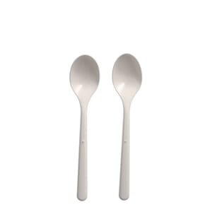 TESKJE BIO-PP 13CM HVIT (50)