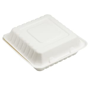 VARMMATBOKS BAGASSE 3-ROMS 235x230x80mm HUHTAMAKI (50)