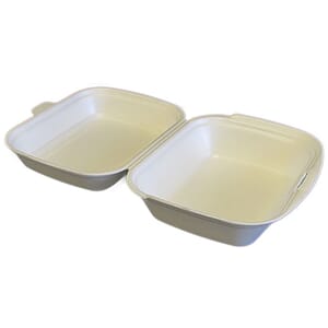 VARMMATBOKS HAMBURGER MEDIUM HVIT (125)