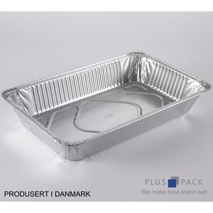 ALUMINIUMSFORM REKT 1/1 GN 10L (10) GASTRONORM PLUS PACK