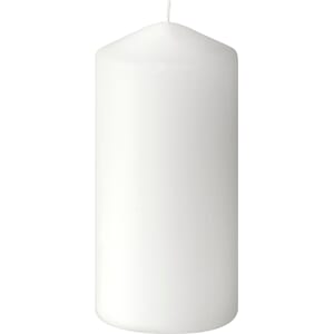 KUBBELYS HVIT MATT 7X15CM DUNI 6)