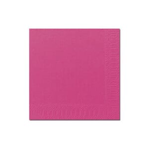 SERVIETT DUNI 3L 33CM FUCHSIA (125)