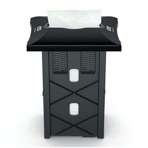 SERVIETTDISPENSER TORK N4 INNEBYGG SORT