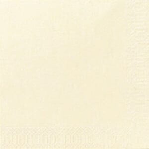SERVIETT 3L 24X24CM VANILJE (250)