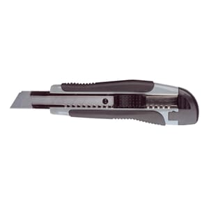 KNIV 18MM GUMMIGREP OG STÅLTUPP