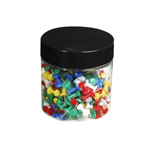 KARTNÅLER EXACOMPTA 10X70MM ASS (200)