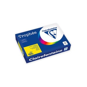 KOPIPAPIR TROPHEE A4 160G GUL (250)