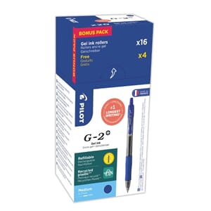 GELEROLLER PILOT G2+ 07 BLÅ (20)