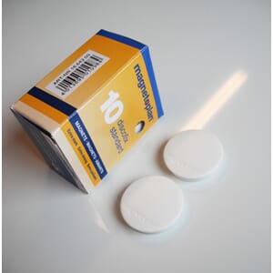 MAGNET 30MM HVIT (10) MAGNETOPLAN