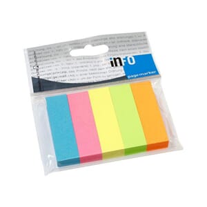 BOKMERKE INFO 15X50 ASSORTERT NEON (5)