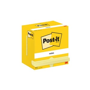 NOTATBLOKK POST-IT 76X127MM GUL (12)
