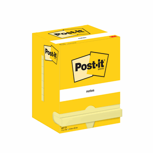 POST-IT KLISTRELAPPER 76x102 GUL(12)