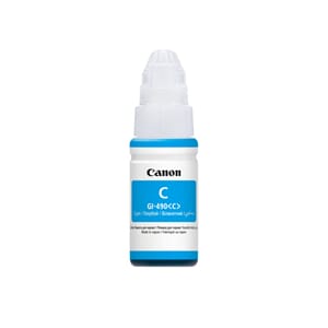 BLEKK CANON GI-490 C CYAN FLASKE
