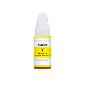BLEKK CANON GI-490 Y YELLOW FLASKE
