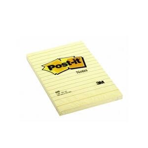 POST-IT NOTATBL 660 M/LINJER 102X152MM