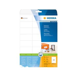 ETIKETT HERMA PREMIUM A4 70X36MM (600)