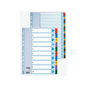 REGISTER ESSELTE MYLAR A4 1-31