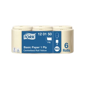 TØRKERULL TORK BASIC 1L M2 300M GUL