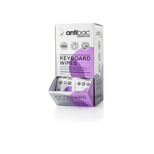 RENS ANTIBAC TASTATUR VÅTSERVIETTER (80)
