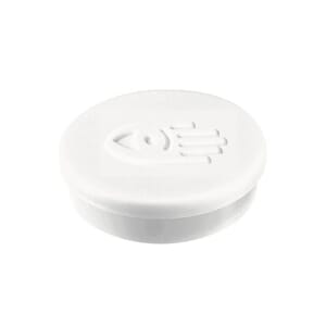 MAGNET LEGAMASTER 20MM HVIT (10)