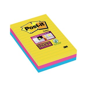 POST-IT® SUPERS 101X152MM RIO