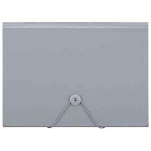 HJEMMEARKIV FOLDERMATE A4 13 LOMMER GRÅ