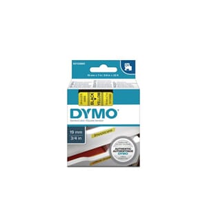 TAPE DYMO D1 SORT/GUL 19MMX7M