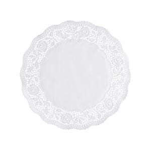 KAKEPAPIR PAPSTAR Ø35/36/37CM HVIT (6)