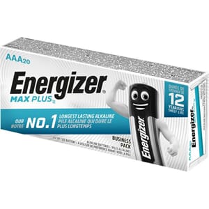 BATTERI ENERGIZER MAX PLUS AAA (20)