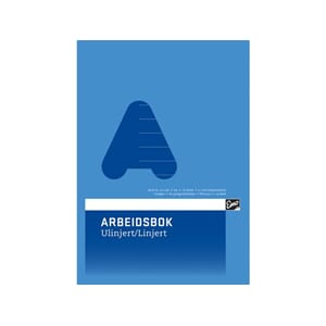ARBEIDSBOK EMO A4 80G 24BL 17MM ULIN/LI