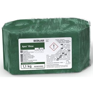 TØRREMIDDEL ECOLAB APEX RINSE 1,1KG