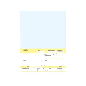 FAKTURA/GIRO A4 LASER 1X BLÅ (100)