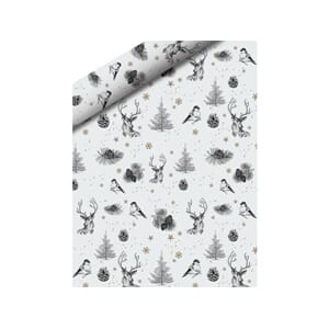 DISKRULL 154MX57CM HJORT HVIT