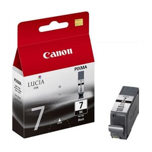 BLEKK CANON PGI-7BK SORT