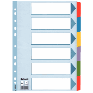 SKILLEBLAD A4 6-DELT MYLAR